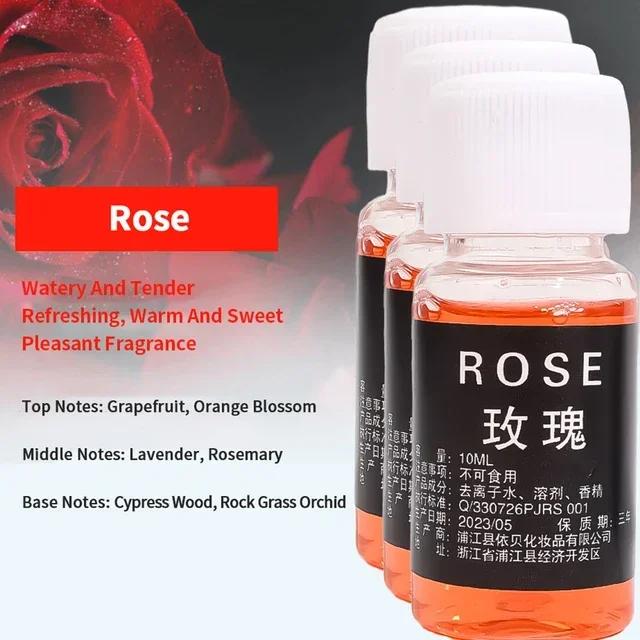 1/7pcs 10ml Car Perfume Supplement Natural Plant Oil Water Soluble Auto Air Freshener Home Fragrance Car Accessories