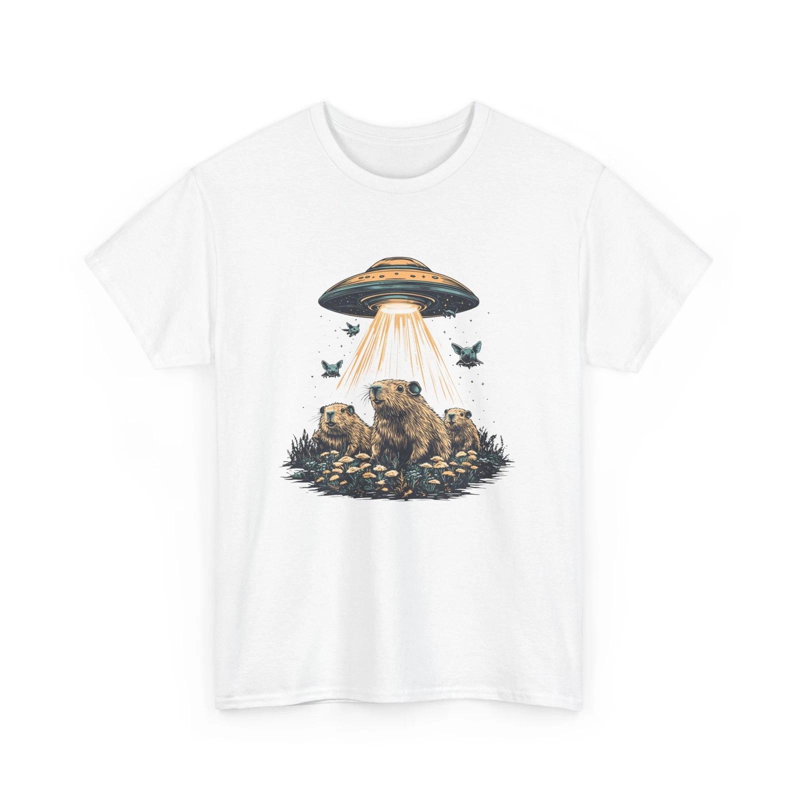 Sci-Fi Alien T-Shirt | UFO Graphic Tee | Space Themed Shirt Gift M