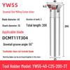 45°-75° CNC V-Shaped Dovetail Groove Milling Cutter with Inner Hole