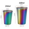 350/500ml 304 Stainless Steel Metal Cup Whisky Beer Cups White Wine Coffee Tumbler Travel Camping Mugs Drinking Coffee Tea Mug