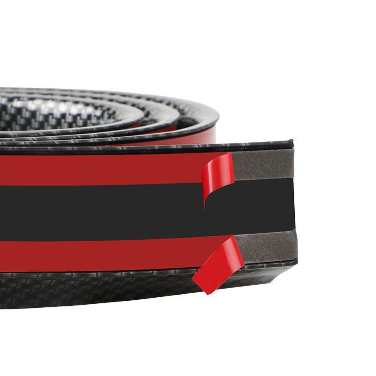 Universal Car Modification gummihalevinge i Large, Small og Carbon Fiber alternativer med trykkvinge og gummistrimmel.