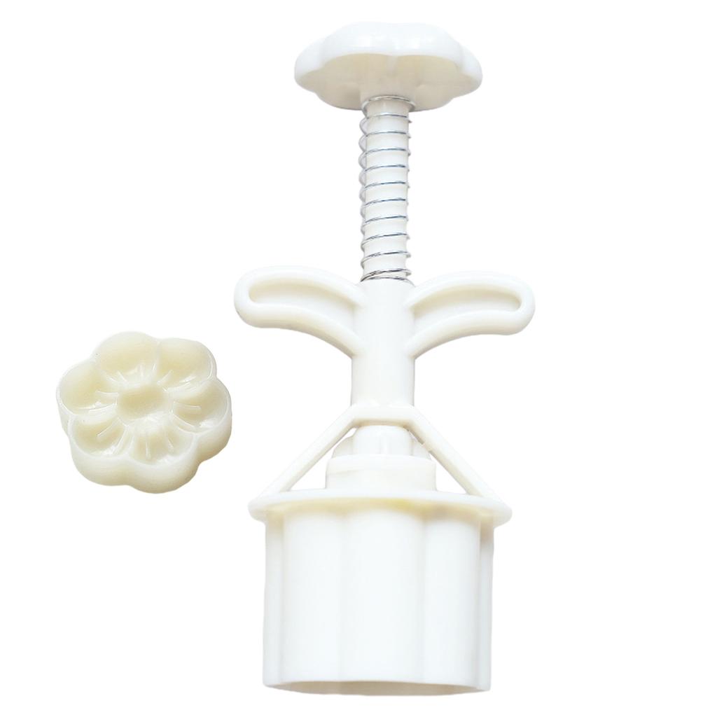 Delicate Flower Shaped Moon Cake Mold Traditional Flower Mooncakes Making Stamp Mold Delicate Treats Baking Embosser