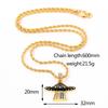 Hip Hop Creative Spaceship UFO Necklace UFO Colorful Shine Light Beam NeckChain For Man Women Rapper Jewelry Gifts