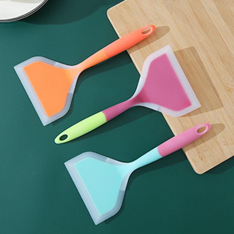 Pancake Silica Gel Spatula High-temperature Resistant Non-stick Pot Baking Spatula Kitchen Cooking Shovels Bakewares