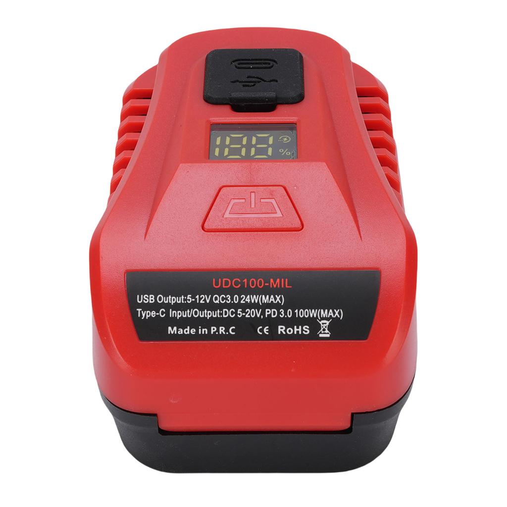 USB Battery Adapter 100W Charger Inverter Power Station 2 In 1 2 Way Fast Charging for 48111828