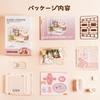 ROBOTIME Plastic DIY Miniature House Kit Dollhouse Miniature Food Toy Doll House with LED Lights Gift Craft Assembly "Super Creator" Pop Bubble Bathro