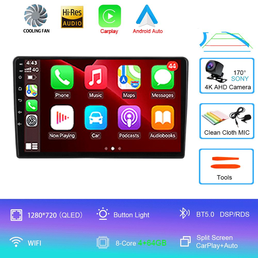Android 14 Carplay Auto For Peugeot 308 T9 308S 2013-2017 Car Radio GPS Multimedia Video Player Stereo WIFI+4G DSP