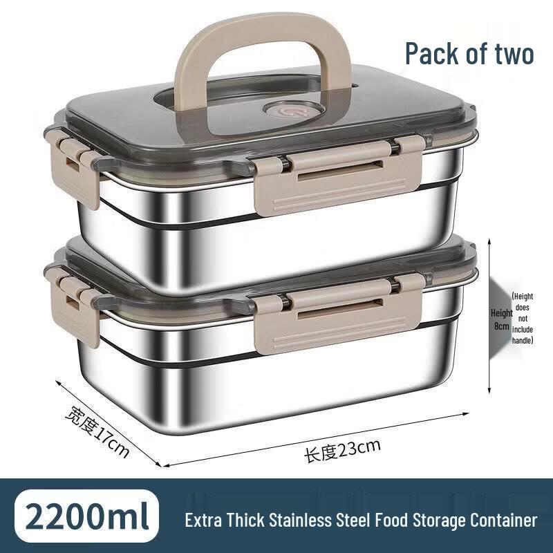 Stainless Steel Food Storage Container with Lid