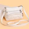 Single Shoulder Mother Bag New Soft Leather Medium and Old Women's Bag Casual Simple Large Capacity Single Shoulder Messenger Bag
