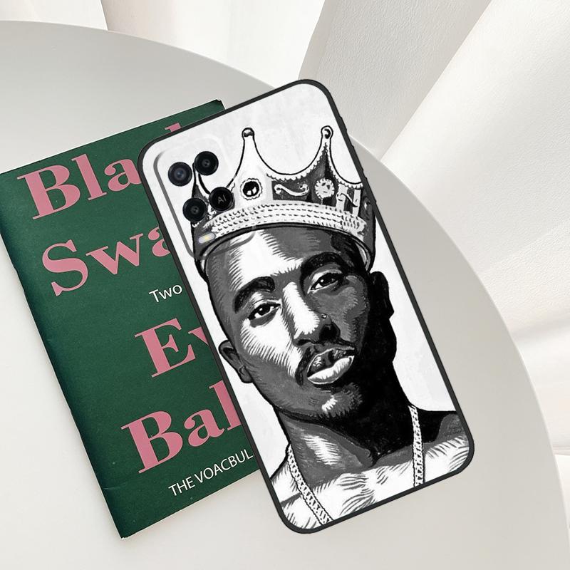 Rapper 2pac Singer Tupac Case For Oppo A52 A72 A76 A96 A54 A74 A94 A54S A57S A58 A78 A98 A57 A77 A15 A16 A17 Cover
