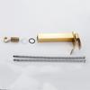 New Basin Faucets Gold Brass Faucet Square Bathroom Sink Faucet Single Handle Deck Mounted Toilet Hot And Cold Mixer Water Tap