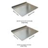 Stainless Steel Double-sided Chopping Board  L-shaped Folding Chopping Boardkitchen Household Fruit Cutting and Kneading Panel
