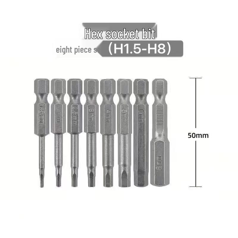 Sechskant Starke Magnetische S2 Schraubendreherbit für Handbohrmaschinen und Elektrische oder Pneumatische Schraubendreher