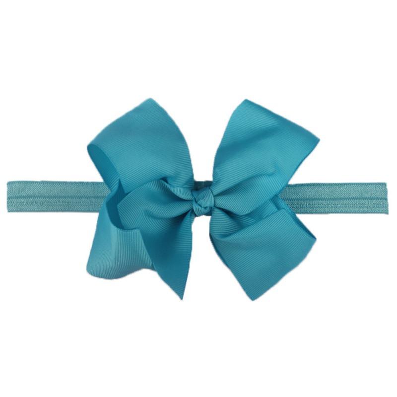 New Children's Headband, Fashionable Baby Hair Accessories, Dovetail Bow Headband, Solid Color Seamless Elastic Belt.