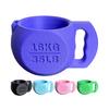 Držák na nanuk v kelímku ve tvaru kettlebellu s místem na lžičku Vtipný protiskluzový držák na nanuk pro 16oz kelímky Novinka Dárek pro milovníky fitness Fanoušky nanuků