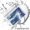 1PC Card Holder Transparent Card Sleeve with Retractable Hang Rope Vertical/Horizontal Available Work Cards Storage Supplies ZYF