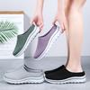 Unisex semi-drag summer new soft-soled comfortable one-pedal casual shoes versatile, breathable and non-smelly feet fashionable single shoes