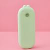 Stationery Pen Box Bunny Shape Design Sealed Snap Closure Large Capacity Pencil Case Food-Grade Silicone Soft Silicone Pen Holder School Supplies