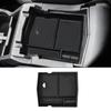 Black ABS Car Center Console Armrest Storage Tray Insert