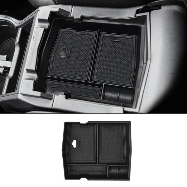 Black ABS Car Center Console Armrest Storage Tray Holder None без