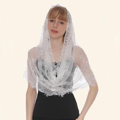Boemia Mantilla Stampa Scialle Etnico Sciarpa Semplice Velo da Sposa Viaggio Vacanza