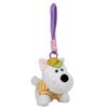 Lovely Stuffed West Highland Bag Pendant Cartoon Animal Puppy Doll Keychain Cute Anti-lost Car Hanging Pendant Birthday Gift