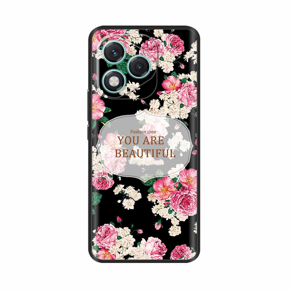 Honor 400 Lite Hülle, Luxus-Handyhülle für Honor 400 Lite, Stoßfeste Schutzhülle aus weichem Silikon, Rückseite