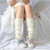 JK Multi-Color Women's Wool Leg Warmers: Cozy Knitted Socks & Boot Covers for Autumn/Winter