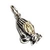 [goodvibrations] Praying Hands Pendant - Mary (Virgin Mary) - Good Vibrations - Sterling Silver 925