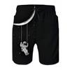Summer Men's Lightweight Breathable 3D Printed Beach Shorts Summer Casual Swimwear for Outdoor Activities