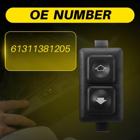 4x Power Window Control Switch For BMW 3 5 6 Series E30 E28 E24 5Pin EOOH