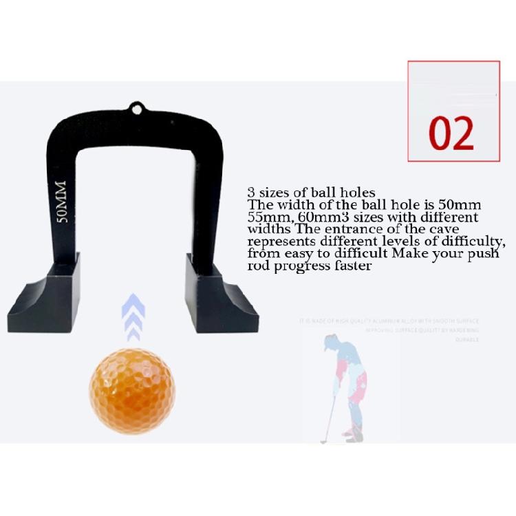 3Pcs Practice Putting Gates Golf Training Tool Differently Sized Golf Putting Gates with Base Indoor Putter Gate Trainer