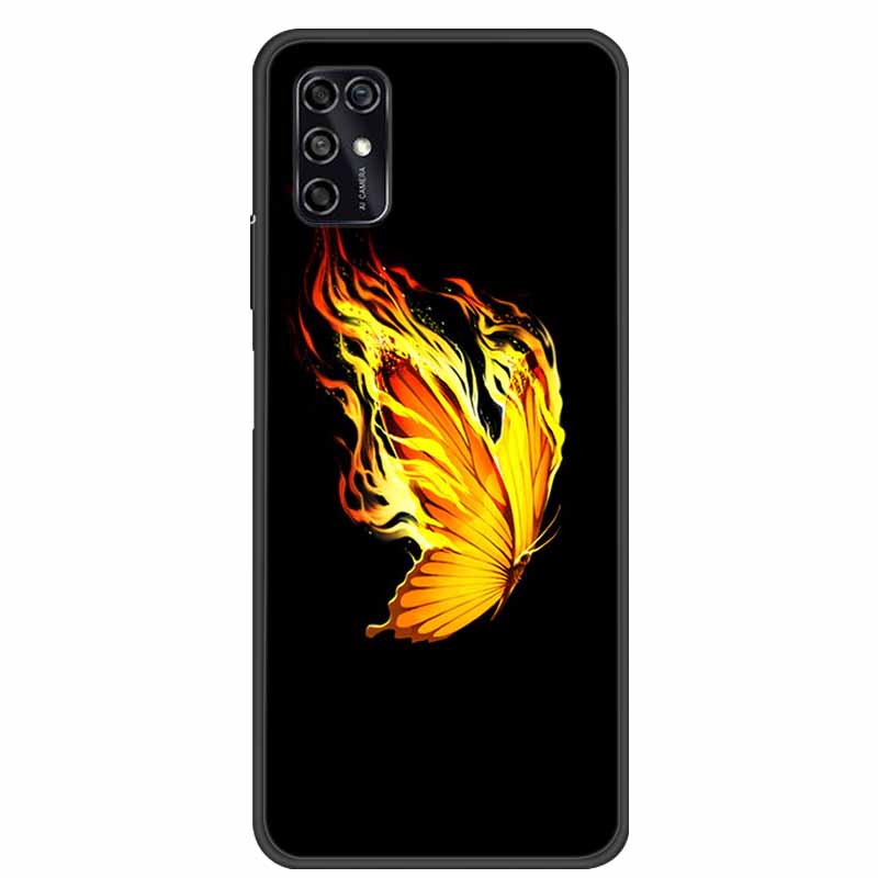 For ZTE Blade V2020 Smart Case Black Bumper Silicon TPU Soft Phone Cover Case For ZTE Blade V20 Smart 8010 Funda Cartoon Coque