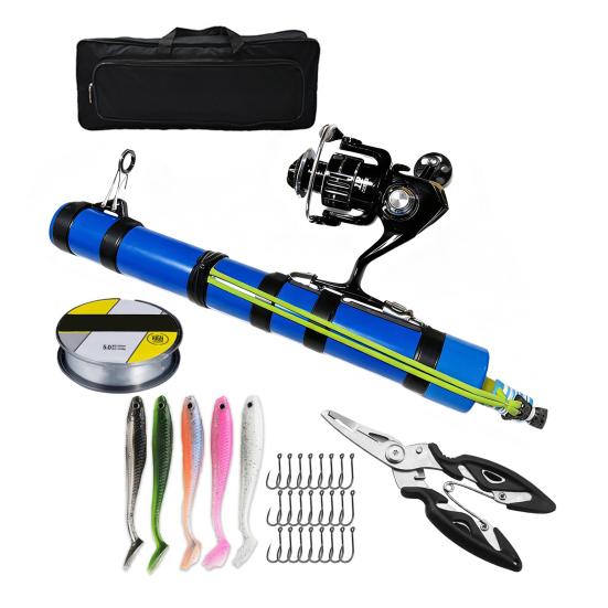 Katapultový rybářský prut Muškařský prut Vrhací prut Profesionální praky Rybářský prut Naviják Set Příslušenství pro pobřežní, mola, plážový rybolov