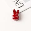 Korean Acrylic Red Geometric Hair Claw for Women Fashion Small Large Square Hair Crabs Clip Hair Clamps Hair Accessories