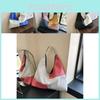 Stylish Canvas Tote Bag For Women 2023 Fashion Trendy Large Capacity With Zipper