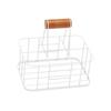 Drink Carrier Equipment with Handle Multifunction 6 Grid Reusable Drink Caddy Holder Wine Bottle Storage for Office Catering KTV