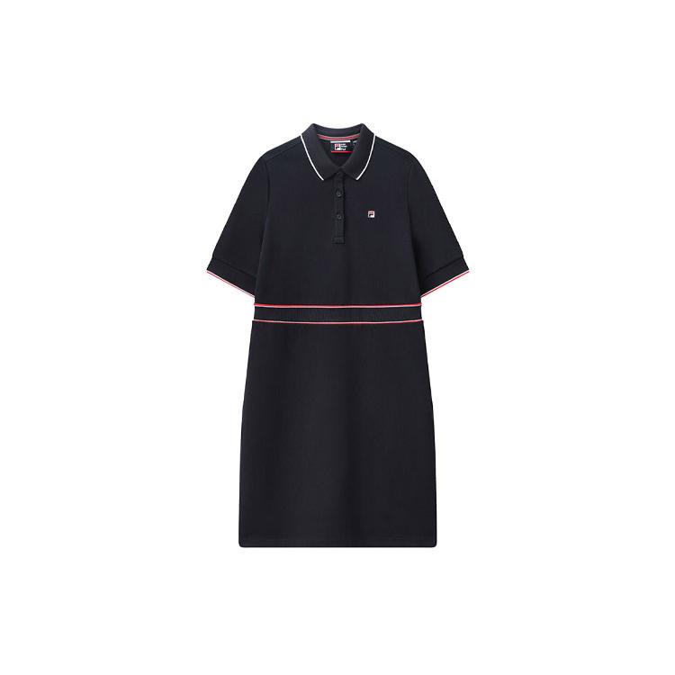 New FILA Short Sleeved Dresses Women's Legend Blue F51W111308F-NV