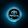 For Toyota S1212PCS Car Water Cup Coaster Holder Led Atmosphere Light Luminous for Toyota Corolla Camry RAV4 Prado Prius Senna HRV  CHR Avensis