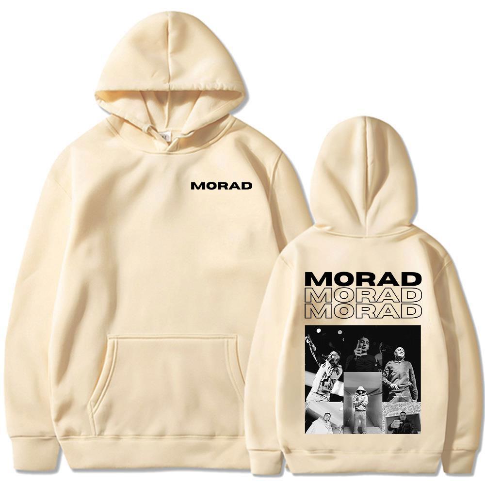 Rapper Morad MDLR Tour Album Hoodies Men's Women Clothing Hip Hop Fashion Hooded Sweatshirts Long Sleeve Pullovers Streetwear