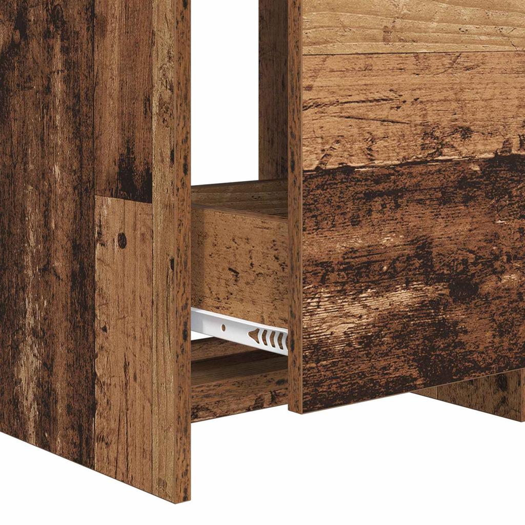 Bathroom Vanity Unit Reclaimed Wood Look 56 x 37.5 x 81 cm Engineered Wood