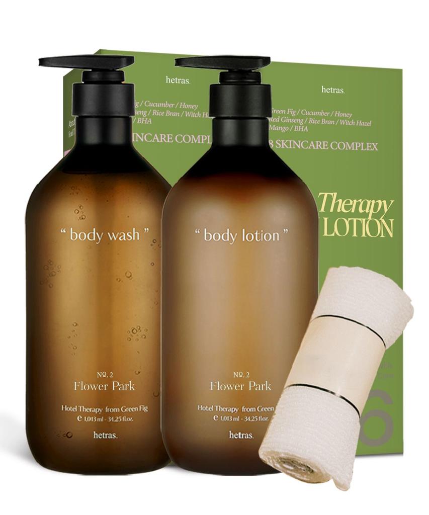 Hotel Therapy Perfume Large Size Body Care Set 1013ml + Free Shower Towel