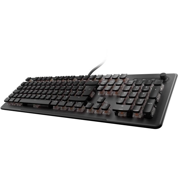 Clavier Filaire - Optique Et Mécanique - ROCCAT - Vulcan II Max - AZERTY - Rétro-éclairage - Noir