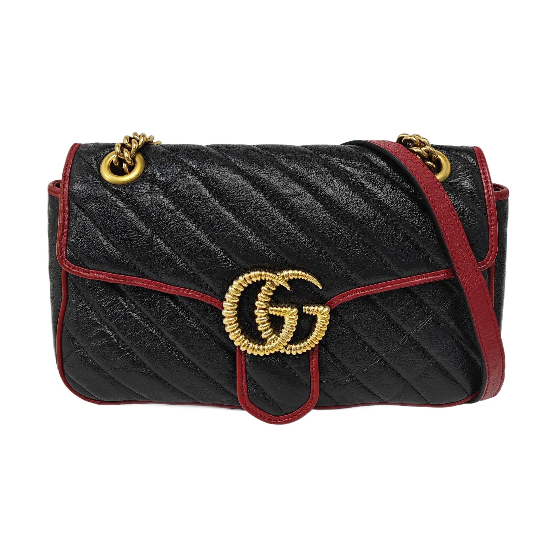 [Pre-Owned] GG Marmont Logo Color-Blocked Chain