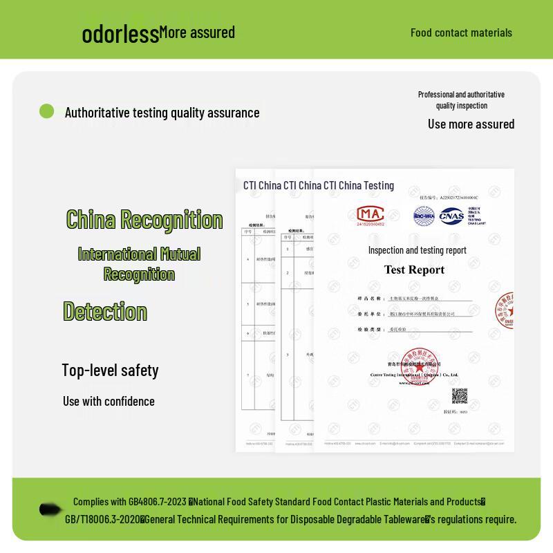 750ml Square Corn Starch Disposable Food Containers