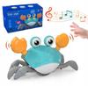 Interactive Crawling Crab Rover With Sound and LED Light