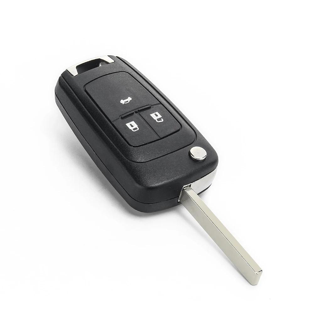 Flip Folding Remote Car Key Shell For Chevrolet Cruze Epica Lova Camaro Impala 2 3 4 5 Button Hu100 Blade Replacement