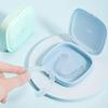 Retainer Case Mundschutz Box Mundreinigung Prothese Aufbewahrungsbox Zahnspange Aligner Box Mit Lanyard