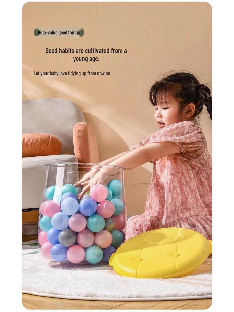 Children's Stackable Toy and Doll Storage Stool