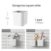 Pegboard Wall Accessories Wall Organizer Mounting Display Diy Pegboard Kit Tool Storage Panel Board Rack Bathroom Kitchen